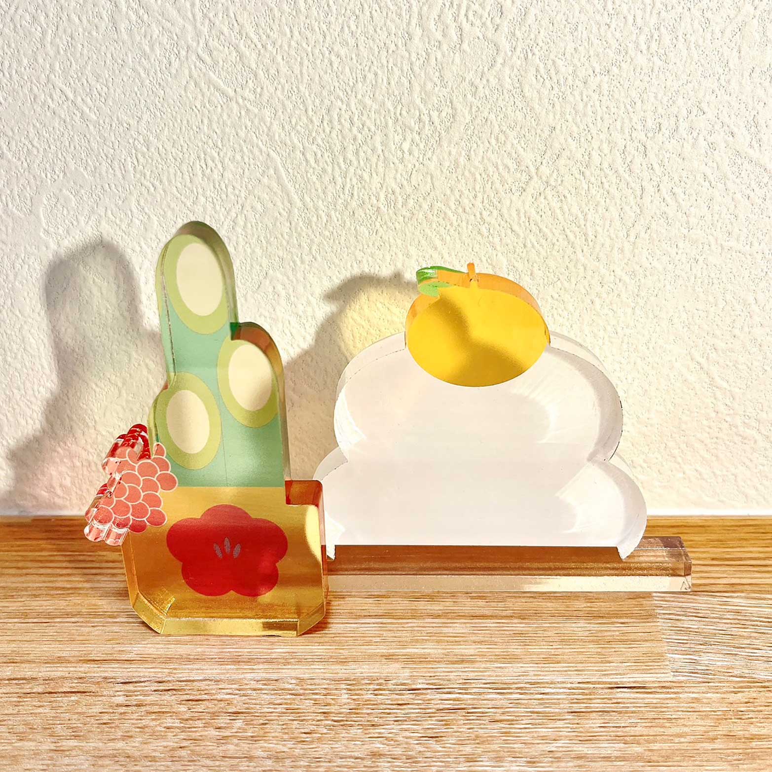 アクリル製 季節飾り 1月お正月
